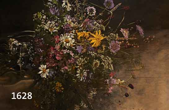 KNIEP, FRIEDA, GEB. 1884 LÜBECK - 1947 GEITAU/OBERBAYERN, LERNTE BEI GUSTAV WIMMER IN STETTIN, MALTE BESONDERS BLUMEN- BILDER UND "BRACHTE ...