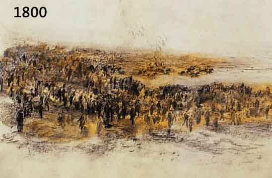 Mayrshofer, Max, aquarellierte Kohlezeichnung, li. u. sign., ca. 18 x 28 cm, u.Gl., R.