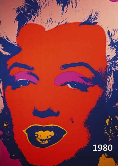 WARHOL, ANDY, 1928-1987, MARYLIN, FARBSERIGRAPHIE, EDITION SUNDAY B. MORNING, RÜCKSEITIG GESTEMPELT: FILL IN YOUR OWN SIGNATURE, CA. 91 X 91 CM