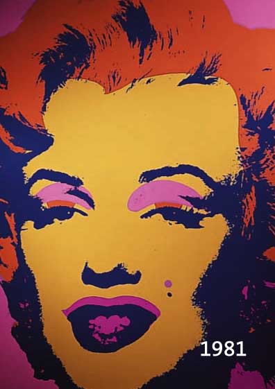 WARHOL, ANDY, 1928-1987, MARYLIN, FARBSERIGRAPHIE, EDITION SUNDAY B. MORNING, RÜCKSEITIG GESTEMPELT: FILL IN YOUR OWN SIGNATURE, CA. 91 X 91 CM