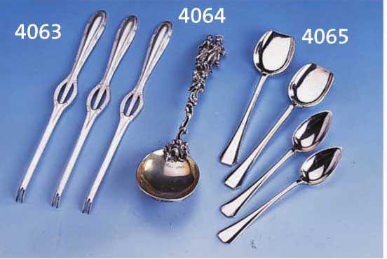 SECHS HUMMERGABELN, DEUTSCH, WMF, UM 1910-15, METALL VERSILBERT, KREUZBANDDEKOR, L. JE CA. 19 CM