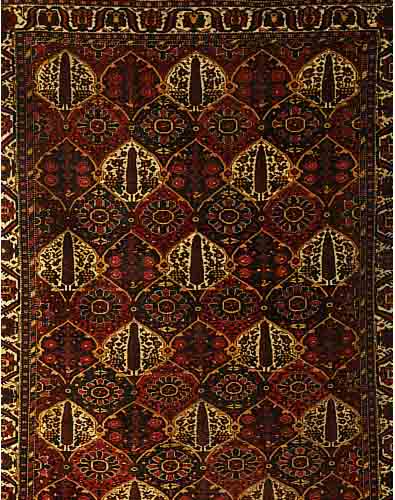 BACHTIAR,PERSIEN CA 312 X 213 CM..FLOR WOLLE EHZ 4.UM 1930.