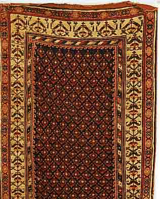 GHGHASCHGAI,PERSIEN CA 392 X 107 CM. .WOLLE AUF WOLLE.EHZ 4.UM 1920.