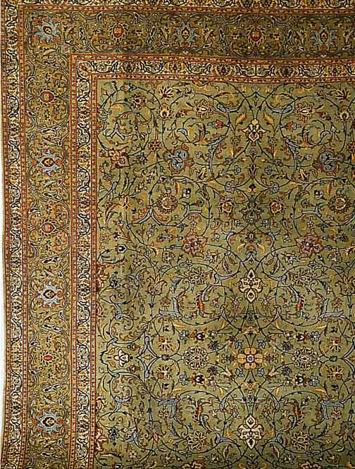 KEKESCHAN,PERSIEN CA 396 X 275 CM. .FLOR WOLLE. EHZ 2.CA 40 JAHRE.