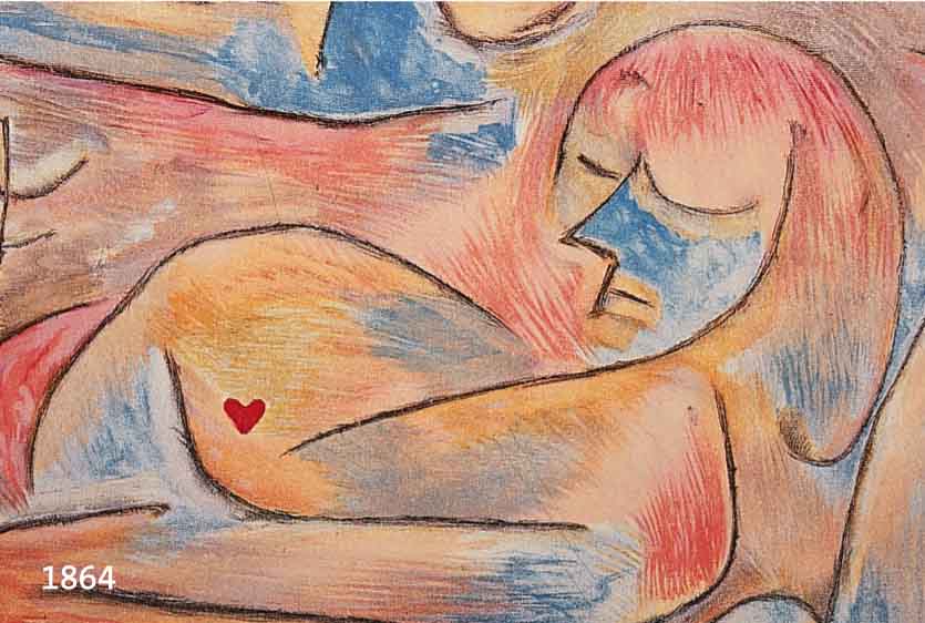 KLEE, PAUL, 1879-1940, WINTER, FARBLITHOGRAPHIE, IN DER PLATTE SIGN., LI. U. HANDSIGN., EDITION VERVE BOOK, TERIADE EDITION, MOURLOT 1939, CA. 34 X ...