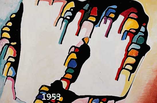 OLDEROCK, MAX, 1895-1972, WEIßE FLÄCHE, ÖL/LWD, LI. U. SIGN., RÜCKSEITIG AUF DEM KEILRAHMEN BETITELT UND DATIERT 71, CA. 45 X 52 CM