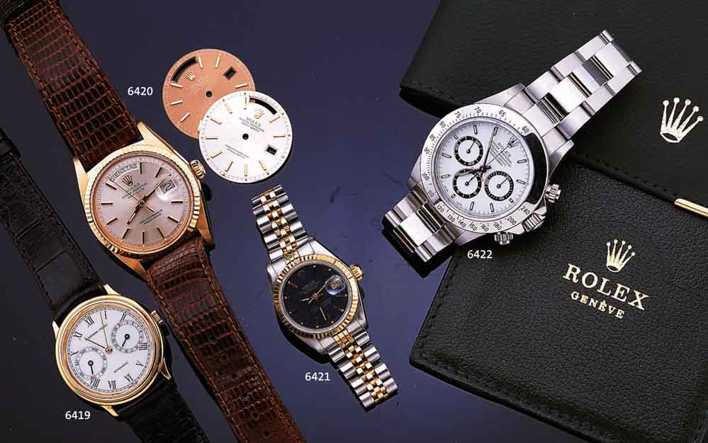 ROLEX OYSTER PERPETUAL DAY DATE HERRENARMBAND- UHR, SCHWEIZ 1969, MASSIV ROSE-G. 750/000, BODEN U. KRONE GESCHR., BEI FERTIGST. WASSER- D. U. M. ...