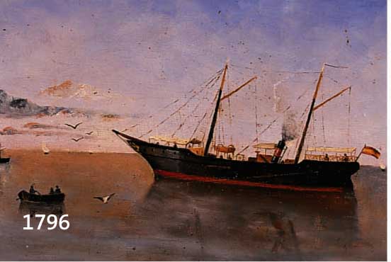 PASENAT, E., DATIERT 1884, DAMPFER AUF RUHIGER SEE, ÖL/LWD, RE. U. SIGNIERT, RÜCKSEITIG, CA. 28 X 36 CM, R.