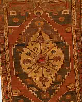 KAZAK, RUSSLAND, 176 X 127CM, EHZ 4 FLOR WOLLE, UM 1900