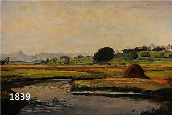 TILLBERG, HARALD, 1877 MEIßEN, ÖL/LWD, SOMMERLICHE FLUßLANDSCHAFT, UNT. LINKS SIGN., CA. 60 X 80 CM, RAHMEN