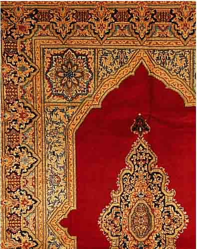 KEKERMAN,PERSIEN CA 430 X 295 CM. .FLOR WOLLE. EHZ 3.CA 40 JAHRE.
