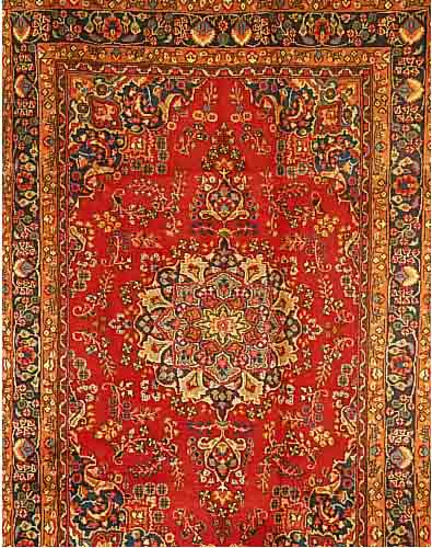 SABSEWAR,PERSIEN.CA 290 X 208 CM..FLOR WOLLE EHZ 2.CA 10 JAHRE.