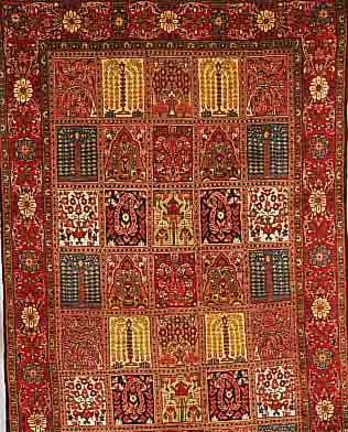 SASAROGH,PERSIEN CA 226 X 128 CM. .EHZ 2.FLOR WOLLE.CA 10 JAHRE.