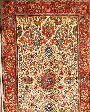 SAROGH,PERSIEN CA 220 X 132 CM..FLOR WOLLE. EHZ 2.CA 15 JAHRE.