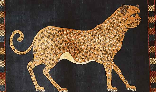 YAYALAMEEH,PERSIEN CA 150 X 112 CM. .EHZ 2.CA 30 JAHRE.WOLLE AUF WOLLE.