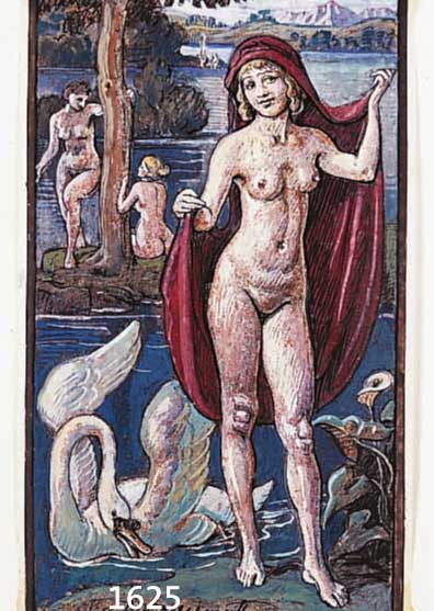 WOHLGEMUTH, WILHELM, 1870 MÜNCHEN-1942, KONVOLUT AUS DREI GOUACHEN MIT ALLEGORISCHEN DARSTELLUNGEN: LIEGENDE MIT ZWEI WINDHUNDEN, CA. 13 X 22 CM; ...