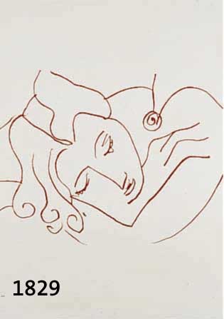 MATISSE, HENRI, 1869-1954, VIER LITHO- GRAPHIEN AUS: FLORILEGES DES AMOURS DE RON- SARD, EDITIO-SERVICE GENF, AUTORISIERT VON A. SKIRA, BLATTGR. ...