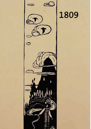 KANDINSKY, WASSILY, 1866-1944, DER SCHLEIER, HOLZSCHNITT AUS: REGARD SUR LE PASSé, CA. 15,5 X 4 CM; DAZU IMPRESSUMBLATT DER MAPPE MIT NUM. 100/100 ...