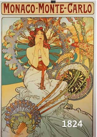 MUCHA, ALPHONSE, POSTHUME FARBLITHOGRAPHIE, ED. GALERIE DU CENTRE, NUM. 241/350, CA. 58 X 39 CM