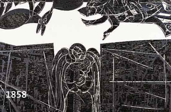 GRIESHABER, HAP, 1909-1981, BIN ICH NICHT DEINE ESELIN, ZWEI HOLZSCHNITTE VON 1966, JE CA. 40 X 56 CM, PP