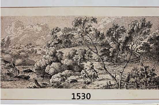 KOBELL, FERDINAND, 1740-1799, REITER, ZWEI RADIERUNGEN VON 1774, IN DER PLATTE SIGN. UND DAT., JE CA. 8 X 17 CM, PP
