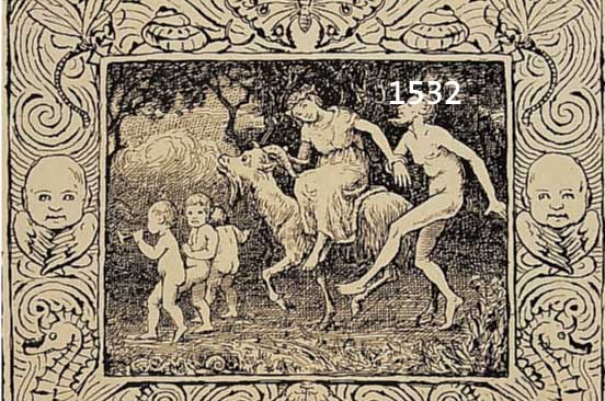THOMA, HANS, 1839-1924, FRIEDENSREIGEN, LITHOGRAPHIE, HANDSIGN., CA. 17 X 20 CM, PP
