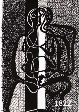 PICASSO, PABLO, 1881-1973, VIER HOLZ- SCHNITTE AUS: HELENE CHEZ ARCHIMEDE, IM AUFTRAG VON A. VOLLARD, GEORGE AUBERT PARIS 1955, JE CA. 28 X 20 CM, ...