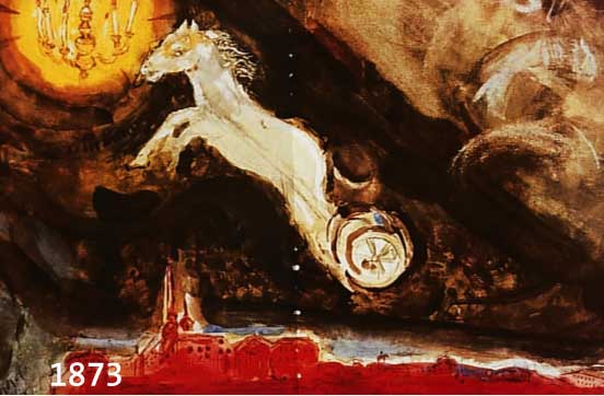 Chagall, Marc, 1887-1985, vier Farboffsets aus: Ballett von 1969 nach Aquarellen von 1945, Mourlot Paris, DoppelblÄtter mit Bugfalten