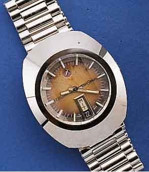 RADO HERRENARMBANDUHR, DIASTAR, SCHWEIZ UM 1970, KRATZFESTES GEH., BOD. GESCHR., BEI FER- TIGST. WASSERGESCH., MINERALGL. MEHRFL. FACET. , ...
