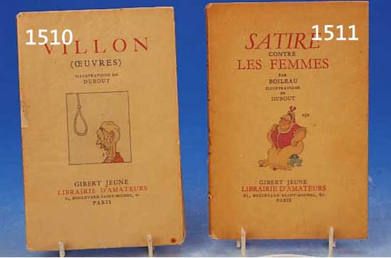 BOILEAU, "SATIERE CONTRE LES FEMMES", MIT ILLUSTRATIONEN VON DUBOUT, LIMITIERTE AUSGABE VON 3000 EXEMPLAREN, DAVON DIE NUMMER 1135