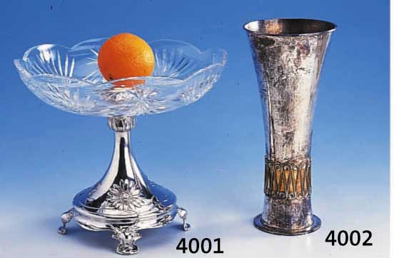 TRICHTERVASE, DEUTSCH HAMBURG 60ER JAHRE, MEISTER F. STUHLMÜLLER, 935ER SILBER, TEIL- VERGOLDET, AUFGEL. SPIRALDRAHTVERZIERUNG, TELLERFUß, ...