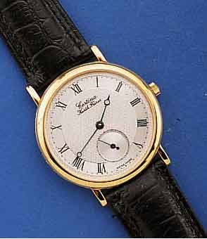 CERTINA HERRENARMBANDUHR, SCHWEIZ 1990, METALL HARTVERG., EDELST.-BODEN U. GLASR. GE- DR., SAPHIRGL., GUILL. U. VERS. KONTRASTZIF- FERBL., KL. ...