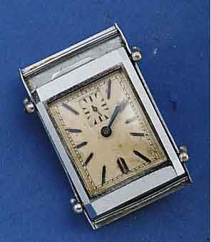 KAPPEL WATCHGROUP HERRENARMBANDUHR, SCHWEIZ UM 1936, GEFERT. M. SOGEN. WIGG-WAGG-AUFZUG, 7 ST., SCHRAUBENUNR., FLACHSPIR., AUFZUG ERF. D. ...