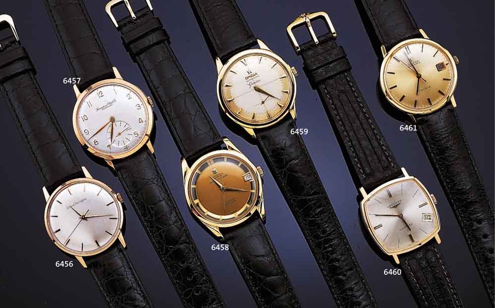 IWC HERRENARMBANDUHR, SCHWEIZ UM 1938, NEU- TR. RG 585/000 GEH., WOHL AUS REP.-GRÜNDEN BOD. AUFGEDR., BL. REST., BRÜCKENANKERWERK, 15 ST., ...