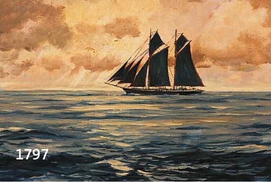 LOHMANN, G., DATIERT (19)41, ZWEIMASTER AUF HOHER SEE, ÖL/MALKARTON, RE. U. SIGNIERT UND DATIERT, CA. 50 X 60 CM, R.