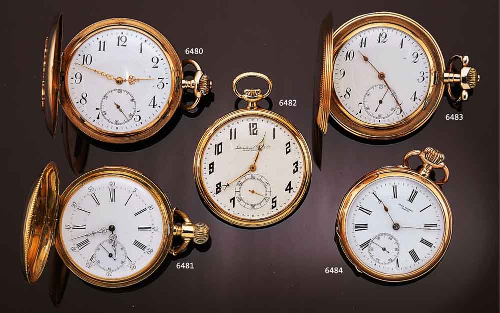 GEBR. EPPNER BERLIN HERRENTASCHENUHR, OFFEN, SCHWEIZ/DEUTSCHLAND UM 1910, RG 585/000, BOD. SYMMETR. GUILL., EMAILBL. SIGN., METALLCUV. VERG., ...