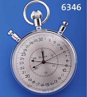 SLAVA EINHANDSTOPPER RATTRAPANTE, SOVJET- UNION UM 1987, METALLSCHRAUBGEH., KONTRAST- ZIFFERBL., SCHNELLSCHW., 30-MIN-STOPPZÄHLER, ...