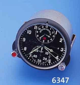 EINBAUBORDUHR, RUSSLAND UM 1990, LAGERKARTON UNGENUTZT, MULTIFKT. (CHRONOGRAPH, ZWEITZEIT, STOPPBEREITSCHAFT), GEFERTIGT F. MIG-29, LIT. LEVENBERG ...