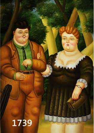 EPPLE, DIONYS, ZEITGEN. MALER AUS DER DOMINKANISCHEN REP., LEBT AUCH IN MIAMI/USA, HOMMAGE A BOTERA, ÖL/LWD, SIGN., CA. 93 X 62 CM