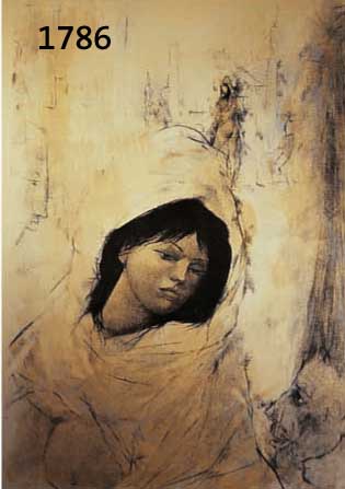 BACHMANN, OTTO, GEB. 1915 LUZERN, FARBLITHOGRAPHIE, HANDSIGNIERT UND NUM. 31/90, CA. 78 X 57 CM, U.GL., R.
