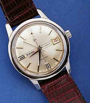 2 X DOXA HERRENARMBANDUHREN, BEIDE SCHWEIZ CA. 1958-1964, BEIDE METALL VERCHR., EDELST.- BÖD. AUFGEDR., VERSCH. ZIFFERBL.-DESIGNS, BEIDE KAL. 103 ...