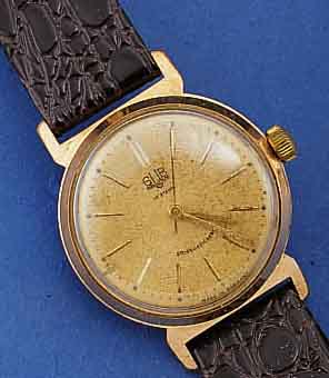 KONVOLUT: 3X GLASHÜTTE HERRENARMBANDUHREN (GUB), GEFERTIGT IN DER ZEIT V. CA. 1960-70, ALLE METALL GG-AUFLAGE, BER., EDELST.-BÖD. AUFGEDR., ALLE ...
