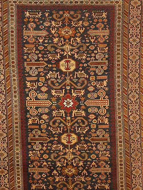 SHIRWAN, RUSSLAND, 190 X 128CM, EHZ 3-4 WOLLE AUF WOLLE, UM 1910