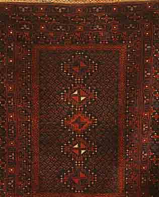AFSHAR, PERSIEN, 144 X 117CM, EHZ 3-4 FLOR WOLLE, UM 1930