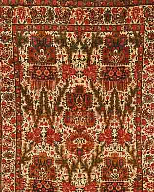 TÄBRIZ, PERSIEN, 276 X 177CM, EHZ 3 FLOR WOLLE, UM 1940