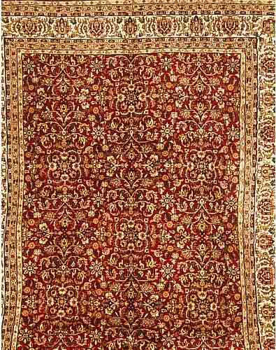 TÄBRIZ, INDIEN, 350 X 250CM, EHZ 2 FLOR WOLLE, CA.20JAHRE