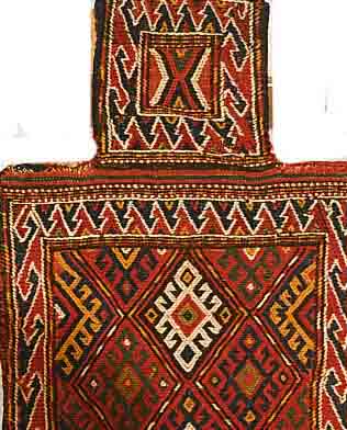 SHAHSAWAN SALZTASCHE,PERSIEN CA 41 X 41 CM.. EHZ 2.CA 50 JAHRE.