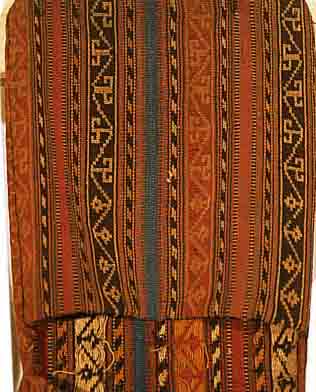 BIDJAR KELIM DOPPELTASCHE,PERSIEN CA 79 X 34 CM.FLOR WOLLE.EHTZ 2-3.CA 70 JAHRE