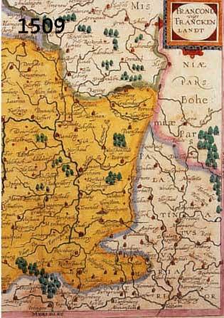 KONVOLUT VON 5 BLATT WÜRZBURG UND FRANKEN, 1.) SELTENE KOLOR. KUPFERSTICHK. AUS BELLUS ÖSTERREICHISCHER LORBERKRANTZ B. J. TH. SCHÖN- WETTER ...