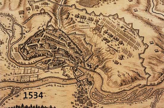 KONVOLUT 2 BLATT DONAUWÖRTH, 1.) KUPFERSTICH V. M. MERIAN AUS TH. EUROP., DIE STATT THONAWERTH SAMBT DER SCHWEDISCHEN BELAGERUNG 1632 MIT GR. ...